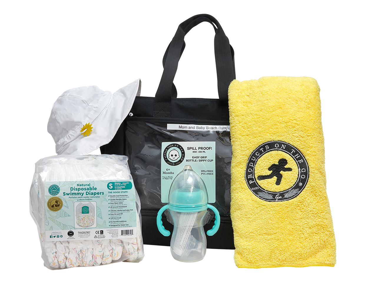 Beach Baby Bundle with 12 Pack Swim Diapers