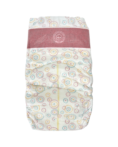 Little Toes Disposable Biodegradable Bamboo Diapers - 36 Pack Size Newborn, Small, Medium and Large