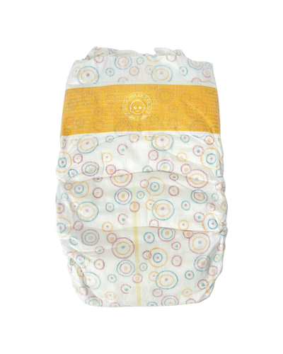 Little Toes Disposable Biodegradable Bamboo Diapers - 36 Pack Size Newborn, Small, Medium and Large