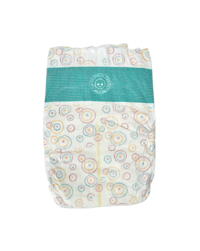 Little Toes Disposable Biodegradable Bamboo Diapers - 36 Pack Size Newborn, Small, Medium and Large