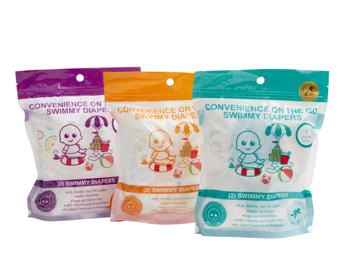 Little Toes Convenience On The Go 2x Swimmy Diapers