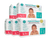 Little Toes Disposable Biodegradable Bamboo Diapers Monthly Value Pack (180 Count) Size - Medium or Large
