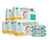 Little Toes Disposable Biodegradable Bamboo Diapers 180 Packs MEDIUM Monthly Subscription Pack